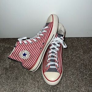 American Flag High Top Converse